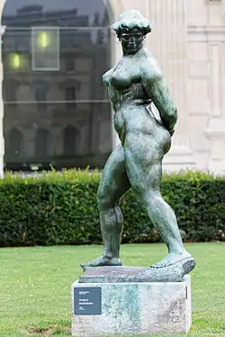 L'Action enchaînée, 1908, jardin des Tuileries, Paris.