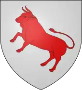 Basse-Lusace (variante)d'argent au bœuf rampant de gueules