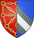 Blason mi-parti Navarre et Champagne