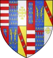 Armoiries de René d'Anjou de 1434 à 1453 (variante).