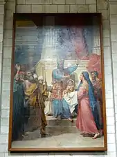 Tableau de la présentation de Jésus au Temple.
