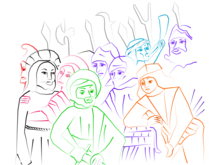 Schéma de l'Arrestation du Christ