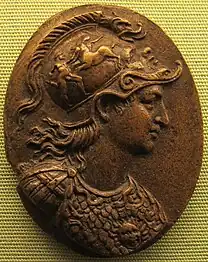 Médaillon à l'effigie d'Alexandre, XVIe&nbsp;siècle.