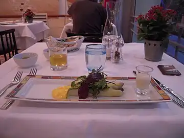 Asperges blanches des sables des Landes.