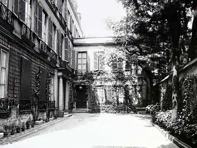 Vue du no 20 en 1910 (photographie d'Eugène Atget).