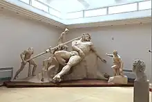 Groupe de Polyphème. Fin du IIe&nbsp;siècle ou entre 50 et 25. Musée archéologique de Sperlonga