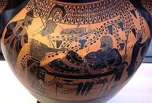 Vase d'Athéna et Héraclès