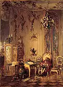 Voltaire dans son bureau, 1874.