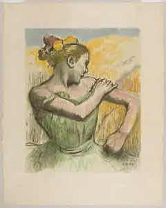 Danseuse, d'après Degas (1899).