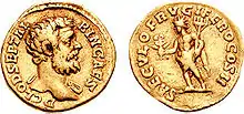 Aureus de Clodius Albinus datant de 194, 7,22 g