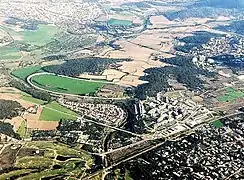 Vue aérienne de l'autodrome en 2011.