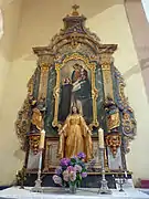 Autel de la Sainte Vierge(XVIIIe&nbsp;siècle).