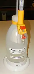 Burette à zéro automatique, détail