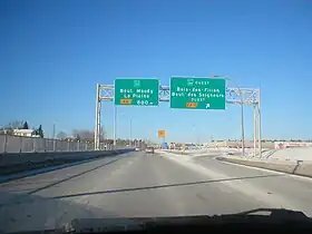 Échangeur de l'autoroute 25 et de la route 337 à Terrebonne.