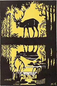 Le Cerf se voyant dans l'eau.