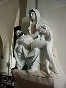Pietà du XVIe très dégradée.