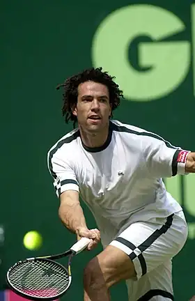 Younès El Aynaoui, tennisman classé 14e mondial en 2003.