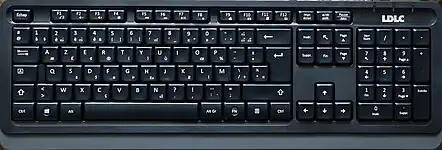Clavier filaire 105 touches « AZERTY+ » du constructeur LDLC.