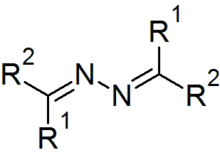 Formule générale des azines, famille de dérivés de l'hydrazine