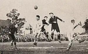 Action de jeu du match États-Unis-Belgique