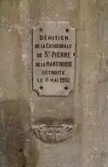 Bénitier de la cathédrale.