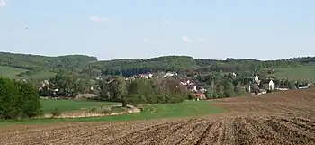 Panorama de Bílovice.