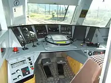 Pupitre de conduite d'une locomotive électrique BB 26000.