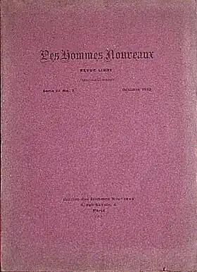 Image illustrative de l’article Les Hommes nouveaux (revue)
