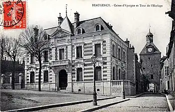 Carte postale représentant le bâtiment au début du XXe siècle.