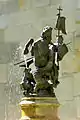 Sculpture de saint Georges.