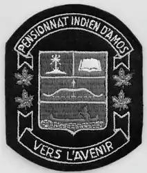 Écusson du pensionnat.