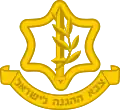 Le logo de l'armée israélienne fut utilisée durant le gouvernement militaire israélien (1967-1981/1982) et l'administration civile israélienne (1981-1994)