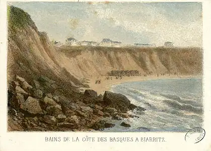 Bains de la Côte des Basques à Biarritz, Fonds Ancely