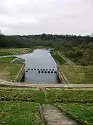 La Jūra sous le barrage de Balska.