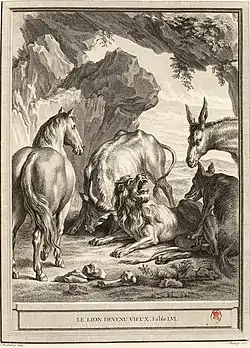 Image illustrative de l’article Le Lion devenu vieux
