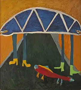 Pont sur la turbulente Morava.