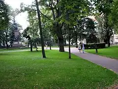 La place Barclay en 2007.