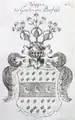 Les armoiries des comtes de Barfus(s) dans Der Durchlauchtigen Welt vollständiges Wappenbuch, 1776
