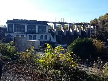 Le barrage de la Roche au Moine en 2016.