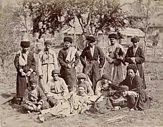 Combattants ossètes, 1881