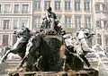 II. Chevaux de la Fontaine de Bartholdi (Lyon), place des Terreaux