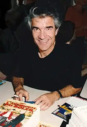 Baru dédicaçant lAutoroute du soleil au Festival international de géographie 1995.