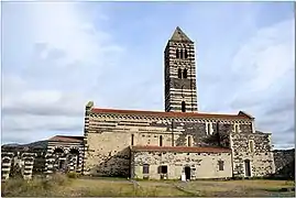 Basilique de Saccargie, vue latérale.