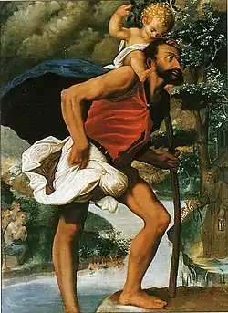 Saint Christophe, par Claude Bassot (1607)