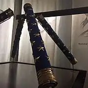 Le bâton de maréchal de Philippe Leclerc de Hauteclocque conservé au musée de l'armée.