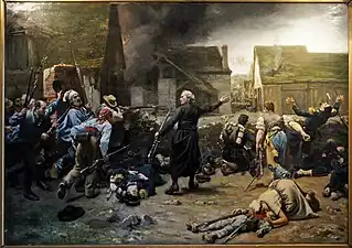 Combats de Bazeilles par Palliere (avant 1887), don de l'État.