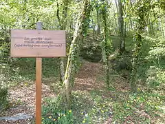 Grotte aux mille diaclases.