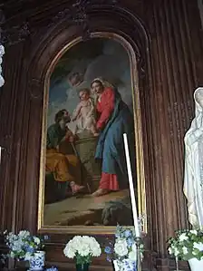 La Sainte Famille, ornement de la Chartreuse Notre-Dame de Bonne-Espérance, 1776