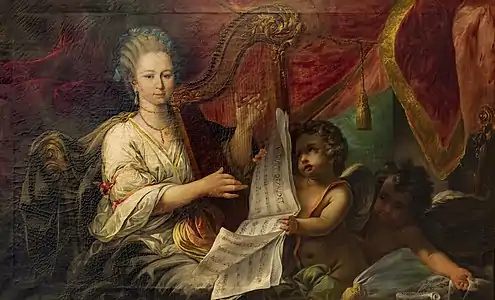 Portrait de Mlle&nbsp;Julie de Puymaurin Marcassus.