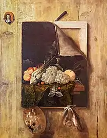Nature morte en Trompe l'oeil avec autoportraitMusée des Beaux-Arts de Carcassonne